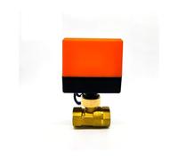 Elettrovalvola, 1/2" 3/4" 1" 1-1/4" 1-1/2" 2" Valvola a sfera elettrica Ottone Aria condizionata Riscaldamento a pavimento Elettrovalvola a due vie AC220 DC24V DC12V(DN40,12)