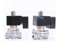 Elettrovalvola 1/2 normalmente aperta 24 V 110 V 220 V in acciaio inossidabile con modulo a risparmio energetico non caldo(2W-15BK NBR,BSP_220VAC)