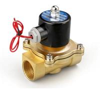 Elettrovalvola 1/4" 3/8" 1/2" 3/4" 1" DN8/10/15/20/25/50 Normalmente Chiusa Pneumatica for Acqua Olio Aria 12V 24V 220V(Dn40,24V)