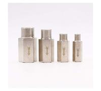 Elettrovalvola, 1/8" 1/4" 3/8" 1/2" BSP maschio a femmina in ottone pneumatico Valvola Port completa One Way valvola di non ritorno 3pcs, Costruzione solida(1/2")