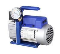 Elettrovalvola, 1 Fase 3.5CFM / 4CFM 110V / 220V Rotary Vane Vacuometro Pompa HVAC R410a R134 + elettromagnetica Valvola + Precision, Costruzione solida