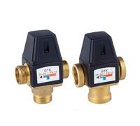 Elettrovalvola, 1" filettatura maschio a 3 vie in ottone valvola di mescolanza termostatica DN25 DN20 acqua solare valvola a 3 vie Miscelatore termostatico Valvola, Costruzione solida(DN20 B)
