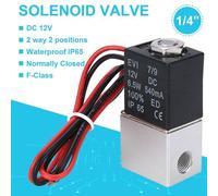 Elettrovalvola 12V DC Design 2 Vie Elettrica Normalmente Chiusa 1/4\" Pollici