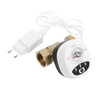 Elettrovalvola 220v 1 Pollice Smart Wifi Acqua Valvola | Controllo Remoto, Timer e Allarme, PC ABS Bianco, Installazione Facile