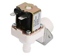 Elettrovalvola 220V AC G3/4" Normalmente Chiusa, Acciaio Inox, per Flussostato Ingresso Acqua Macchina Ghiaccio, Attacco Filettato