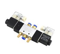 Elettrovalvola 220V pneumatica 4V220-08 Air 5 vie 2 posizioni 1/4" bobina (raccordi 8mm, DC 12V)