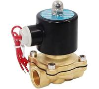 Elettrovalvola 2W 2W-200 2W-160 Valvola pneumatica elettrica in ottone - Uso 'acqua normalmente chiusa for un controllo efficiente del flusso(12V DC 2w-160-15)