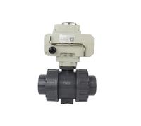 ELETTROVALVOLA 50 Nm CED24-SA/SV con valvola a sfera in PVC 10UPYQ for set DN15-100 IP67 segnale di ingresso 4-20 mA/0-10 V(DN25,24V_CED24-SV)