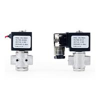 Elettrovalvola a 2 vie con corpo in acciaio inossidabile normalmente aperto da 1/4" DN8 AC220V DC12V DC24V AC110V for acqua/aria/olio/gas 1 pz.(TYPE 1,5V)