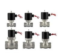 Elettrovalvola a 2 vie for acqua, aria e vapore, temperatura 16 bar, 180°C, SS304, valvola vapore in acciaio inox normalmente chiusa da 2 pollici US-50 PTFE(AC220V)