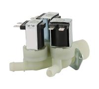 Elettrovalvola a 3 vie ingresso acqua N/C normalmente chiusa lavatrice plastica AC 220V G3/4(DC12V)