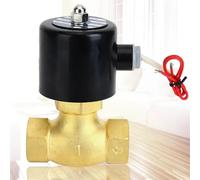 Elettrovalvola a due vie e due posizioni in ottone for vapore AC220V DC24V DN15-40 Elettrovalvola elettrica for vapore ad alta temperatura for acqua calda(Dn40,DC24V)