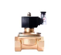 Elettrovalvola a gas 2T normalmente chiusa da 1-1/2 pollici Elettrovalvola a solenoide da 150 gradi ad alta temperatura 1 pz(NPT_24VAC)