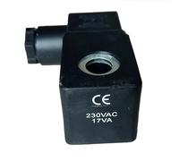 Elettrovalvola a impulsi, bobina, testa pilota, gruppo bobina, 230 V CA 17 VA 24 V CC 17 W, diametro interno dell'elettrovalvola 10 mm, altezza 30 mm(Valve AC220V)