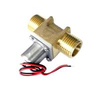Elettrovalvola a impulsi for ingresso acqua a una via con filettatura maschio da 1/2" BSP, DC 4,5 V-6 V 500 mA, raccordi for orinatoi e giardinaggio