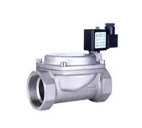 Elettrovalvola a membrana pilota normalmente chiusa, in acciaio inossidabile, valvola for acqua ad alta pressione da 16 kg, 12 V, 24 V, 220 V(NBR-SEAL-240VAC-CLOSED)