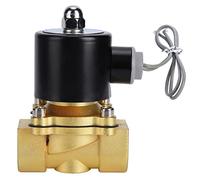 Elettrovalvola a Sola Spola in Ottone 2W - 200-20 G3 / 4, Azionamento Diretto Normally Closed per Aria, Acqua, Olio - Risposta Sensibile e Tenuta Efficace, per Automazione e Co (DC24V)