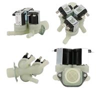 Elettrovalvola A Solenoide A 3 Vie, Ingresso Acqua, N/C, Normalmente Chiusa, Elettrovalvola For Lavatrice Elettrica, In Plastica, CA 220 V, G3/4(AC220V)