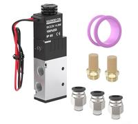 Elettrovalvola a solenoide ad alta resistenza 4V21008 DC12V con 2 posizioni 5 modi ed ha costruito nel filtro per le applicazioni pneumatiche