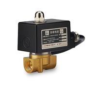 Elettrovalvola a solenoide antideflagrante serie DN10-50 AC220V DC12V a normalmente chiusa in ottone for gas liquido leggero(Bsp-12v,DN15)
