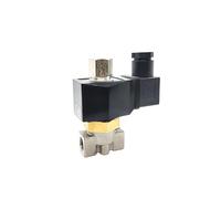 Elettrovalvola a solenoide da 1/8" 1/4" normalmente aperta in acciaio inox 110V 220V 12V 24V (1/8", G_220VAC_Open)