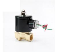 Elettrovalvola a solenoide elettrica in ottone 12v normalmente chiusa 1/8 "1/4" 3/8 "Ad alta temperatura 120 gradi(1/8",BSP_12VDC)