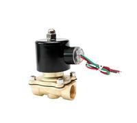 Elettrovalvola a solenoide elettrica in ottone normalmente chiusa 1/8 "1/4" 1/2 "3/4" 1 "2" 220V 24V 12V 24VAC(NBR-SEAL_24VAC)
