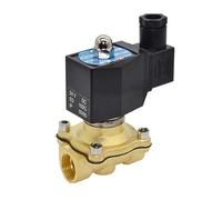 Elettrovalvola a solenoide elettrica in ottone normalmente chiusa impermeabile IP65 da 1/2 "220V 110V 24V 12V for esterni(NPT-24VAC-VITON-SEAL)