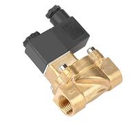 Elettrovalvola a Solenoide, Elettrico Elettrovalvola G 1/2 "Normalmente Chiusa a 0,05~0,7 MPa a DC 12V DC 24V AC 110V AC 220V, Valvola Elettromagnetica a 2 Vie a 2 Porte per Aria Olio(DC24V)