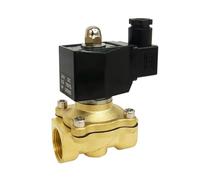 Elettrovalvola a solenoide for gas 1/4" 3/8" 1/2" 3/4" 1" normalmente chiusa pneumatica for acqua, olio, aria, colla, 12V 24V 220V 110V(DC12V,DN35)