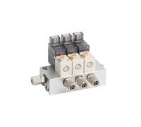 Elettrovalvola a solenoide for vuoto, valvola elettromagnetica for raccolta gas con ingressi e uscite multiple, valvole NC a 2/2 vie DC24V(Dj1c103-12v-6)