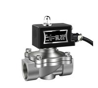 Elettrovalvola a solenoide in acciaio inossidabile 304 da 3/8 pollici DN10 Elettrovalvola normalmente chiusa for gas 1 pezzo(24VDC)