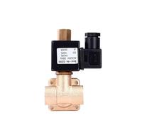 Elettrovalvola a solenoide in ottone ad alta pressione da 1/2 pollici normalmente aperta 220v 12VDC 24VDC 220VAC 110VAC ad azione diretta for acqua gas olio 1 pz(G_110VAC)