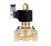 Elettrovalvola a solenoide in ottone impermeabile IP65 da 1 '' normalmente aperta 24 V 12 220 110 Elettrovalvole acqua/gas for ambienti umidi(G-110vac-viton-seal)