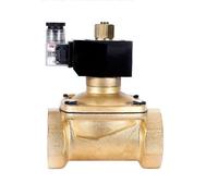Elettrovalvola a solenoide in ottone impermeabile IP65 da 2 '' Normalmente aperta 24 V 12 220 110 acqua/gas for ambienti umidi(NPT-220VAC-EPDM-SEAL)