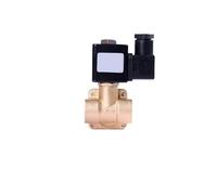 Elettrovalvola a solenoide in ottone normalmente chiusa da 3/8 '' Valvola a solenoide ad alta pressione ad azione pilota 220 V 12 V 24 V for acqua(DC24V)