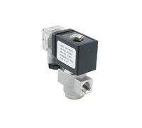 Elettrovalvola a solenoide normalmente aperta dell'acciaio inossidabile 304 di G1/4 VX2120-08-SS-NO con la guarnizione della gomma di silicone 220VAC 12VDC DN8 (220VAC, con FC10mm)