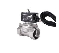 Elettrovalvola a solenoide normalmente chiusa 304 da 1-1/2 pollici DN40 Elettrovalvola in acciaio inossidabile for gas 1 pezzo(230VAC)