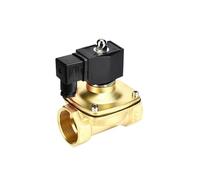 Elettrovalvola a solenoide normalmente chiusa/aperta in ottone impermeabile IP65 a 2 vie da 1 pollice 12V(220VAC-NORMALLY OPEN)