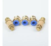 Elettrovalvola a solenoide pneumatica di CC 12v 4vfrom 210 a 08 5 porti 2 posizioni Bspt G1/4 Thread Metal Plus Plastic Construction 0.15 - 0.8mpa Pressione di esercizio Ip65 nominale