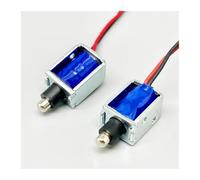 Elettrovalvola a solenoide push-pull tipo telaio 2 pezzi DC 3V 5V 6V for blocco elettromagnetico Motor Drivers