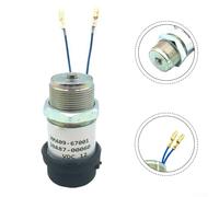 Elettrovalvola a solenoide robusta a fiamma 12V per le caratteristiche di sicurezza degli escavatori per la gestione del combustibile