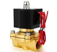 Elettrovalvola AC220 V, in ottone 1/2" G, valvola elettromagnetica, valvola magnetica DN15 0 - 10 MPA, valvola di distribuzione dell'acqua per acqua aria gas olio