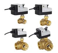Elettrovalvola, AC220V DC24V normalmente aperto valvola normalmente chiusa a sfera elettrico valvola di commutazione a solenoide valvola a due Filo elettrico a 3 vie valvola a sfera, Costruzione soli