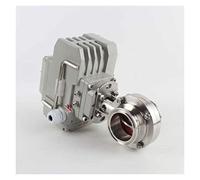Elettrovalvola, Acciaio inossidabile 304 sanitaria elettrico valvola a farfalla, il regolamento typeO.D19-102mm morsetto collegamento utensili di lavoro, Costruzione solida(19mm)