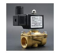 Elettrovalvola Acqua Normalmente Chiusa Valvole in ottone 220V 12V 24V Aria Gas Valvola a membrana 1/4 3/8 1/2 3/4 1 2 pollici(5V,1 1/2Inch)