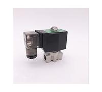 Elettrovalvola ad alta pressione a 2 vie 0-90/50/35bar da 1/8 pollici DC12V DC24V AC110V AC220V Valvola dell'acqua in acciaio inossidabile con chiusura normale(Ac110v,015 90bar)