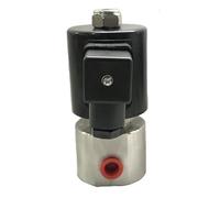 Elettrovalvola ad alta pressione for acqua a 2 vie, 100 bar, 10 MPa, 1/4, 3/8, 220 V, 24 V, orifizio 2 mm, SS304, valvola a grande portata(NPT-DC24V)
