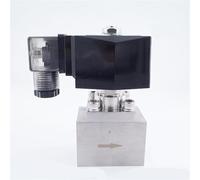 Elettrovalvola ad alta pressione for acqua a 2 vie, orifizio 200 bar, 10 mm, 3/8 1/2" 220 V NC, valvola in acciaio inossidabile 304, portata elevata, GSPG-10(45359,DC24V)