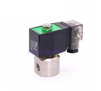 Elettrovalvola ad alta pressione for acqua a 2 vie, orifizio da 1/4", 1,2 mm/2 mm NC, valvola for pompa di lavaggio auto SPG-01/SPG-02, 200 bar/100 bar(Ac 24v,1mm 200bar)